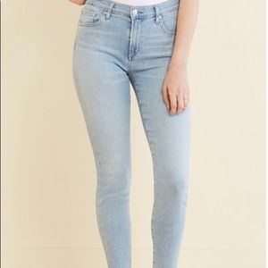 Agolde Sophie Mid Rise Crop Skinny Jean size 28